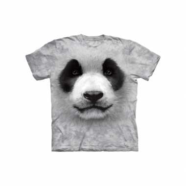 Goedkope all over print kids t shirt met panda