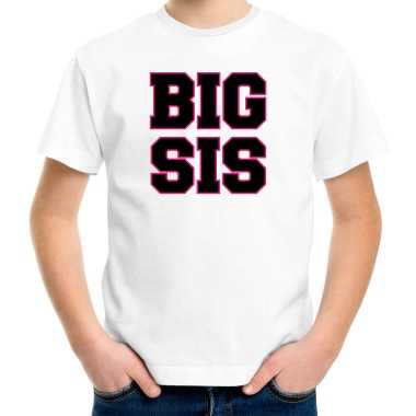 Goedkope big sis grote zus kado shirt voor meisjes / kinderen wit