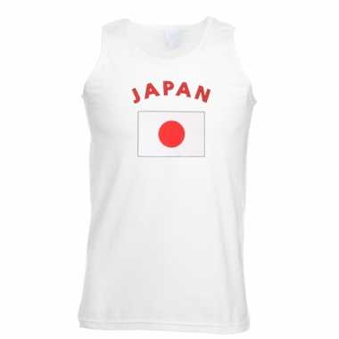 Goedkope mouwloos t shirt met japanse vlag