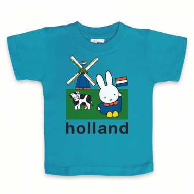 Goedkope nijntje baby t shirt blauw kraamkado