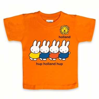 Goedkope nijntje baby t shirt oranje