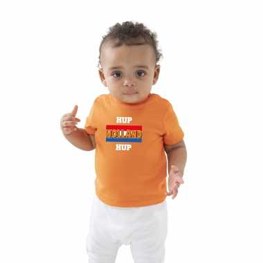 Goedkope oranje fan shirt / kleren holland hup holland hup ek/ wk voor baby / peuters