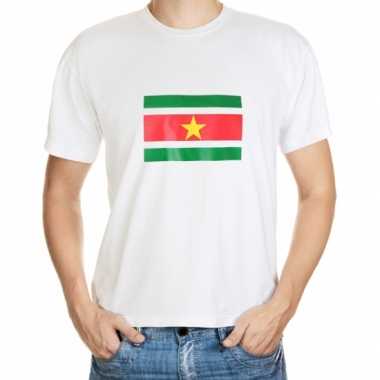 Goedkope suriname vlag t shirts in grote maten