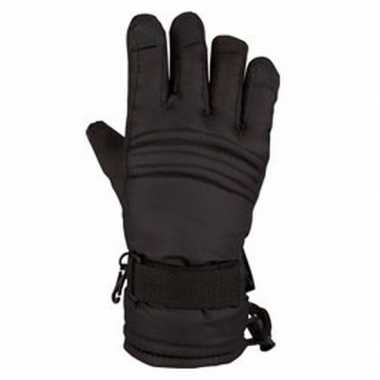 Goedkope wintersport handschoenen voor kinderen zwart