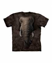 Goedkope all over print t-shirt olifant