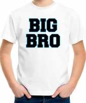 Goedkope big bro grote broer kado shirt voor jongens kinderen wit