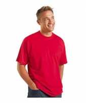 Goedkope big size t-shirt rood 3xl