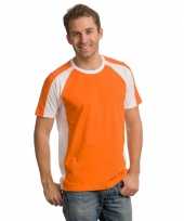 Goedkope comfort cut oranje heren shirt