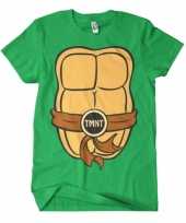 Goedkope fred ninja turtle shirt kostuum voor volwassenen