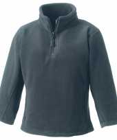 Goedkope grijze polyester fleece trui voor jongens