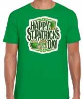 Goedkope happy st patricks day feest-shirt outfit groen voor heren st patricksday