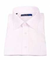 Goedkope kleren wit heren overhemd extra lange mouw 10015552