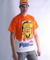 Goedkope leeuwen t shirt dubbel print