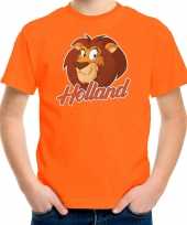 Goedkope oranje fan shirt kleren holland leeuw voor koningsdag ek wk voor kinderen
