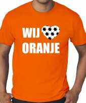 Goedkope oranje fan shirt kleren holland wij houden van oranje ek wk voor heren 10286690