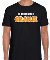 Goedkope zwart fan shirt kleren holland ik juich voor oranje ek wk voor heren