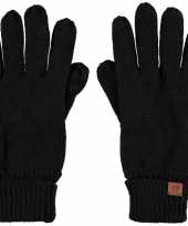 Goedkope zwarte handschoenen met fleece voering voor jongens meisjes kinderen