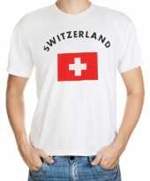 Goedkope zwitserse vlag t shirt